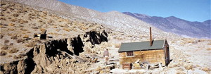 Cabin adjacent to fault, 1954 Dixie Valley earthquake.