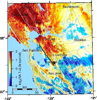 Graves/Campbell-Bozorgnia, Fremont epicenter, SA30 difference