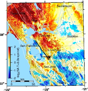 Graves/Campbell-Bozorgnia, Fremont epicenter, SA30 difference
