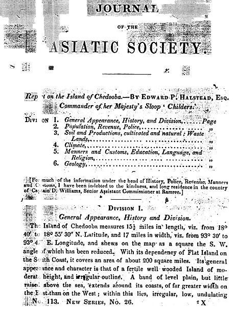 Halsted Report First Page