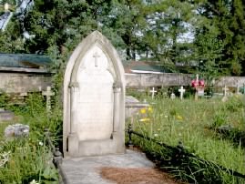 McCabe's gravestone in 2001