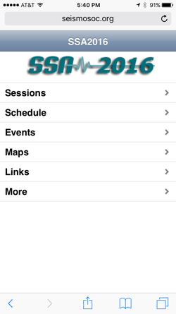 SSA 2016 Mobile App