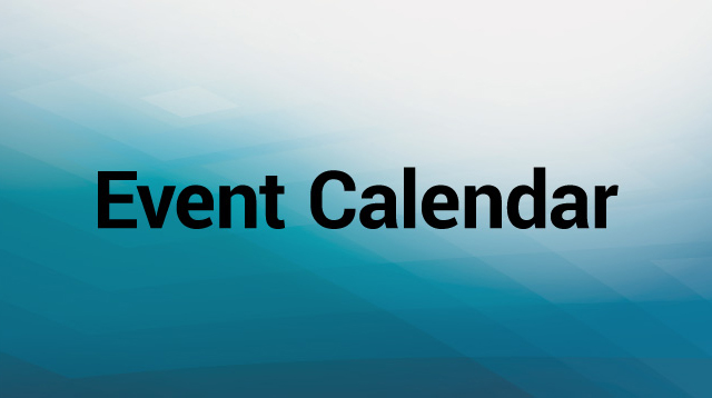 Event Calendar Text Graphic