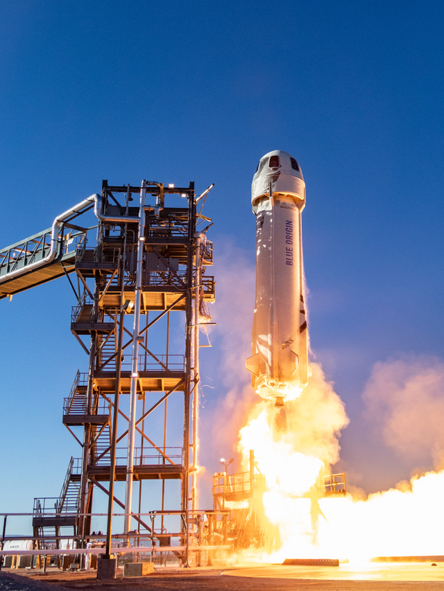 Blue Origin rocket launch
