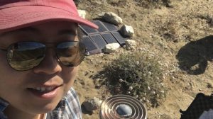 Eric Xu at Ridgecrest site