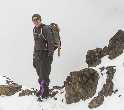 Paul Friberg climbing in Alaska