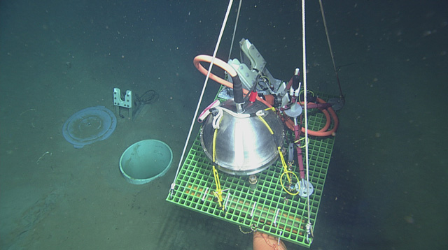 Axial Seamount ocean bottom seismometer