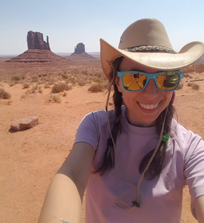 Simona Gabrielli in monument valley