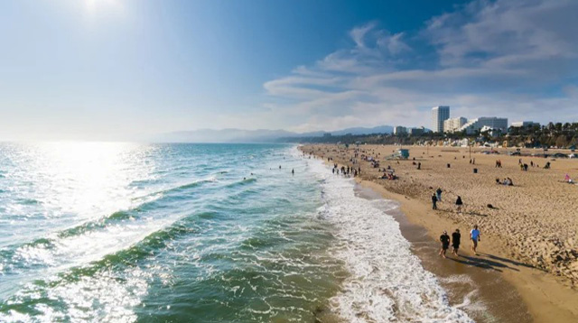 Beach in Pasadena, California
