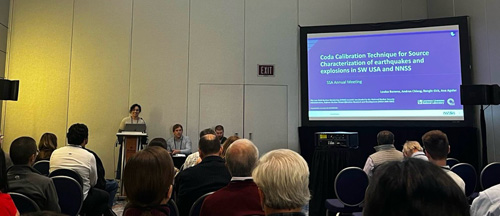 Louisa Barama speaks at SSA 2025 Annual Meeting