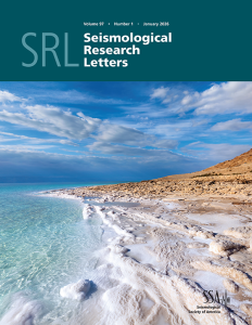 SRL cover showing the Dead Sea coastline
