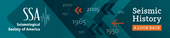 SSA Seismic History masthead